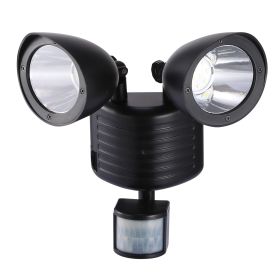Solar Lights 22LEDs Outdoor Security Lights Motion Sensor IP44 Water-Resistant 360° Rotatable Dual Heads Solar Wall Light for Entryways Stairs Yard Ga